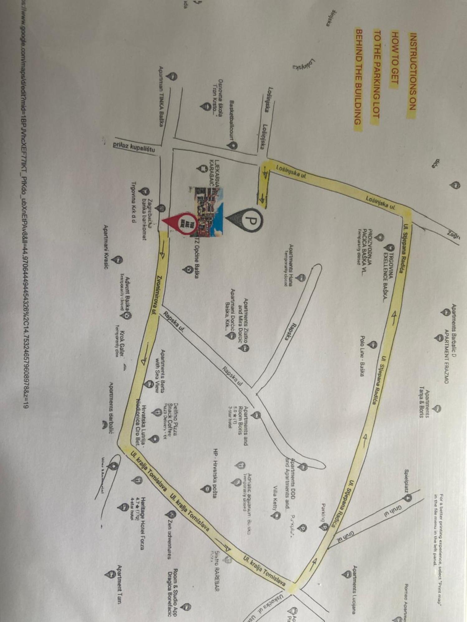 Apartman 114 Baška Buitenkant foto